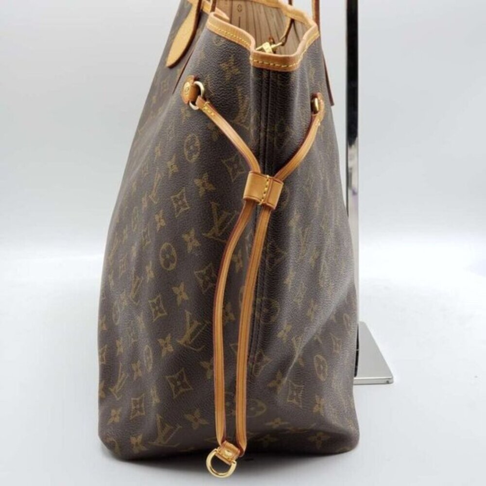 Louis Vuitton Neverfull GM Brown Monogram Canvas Shoulder Bag 890-070324 - Picture 3 of 15